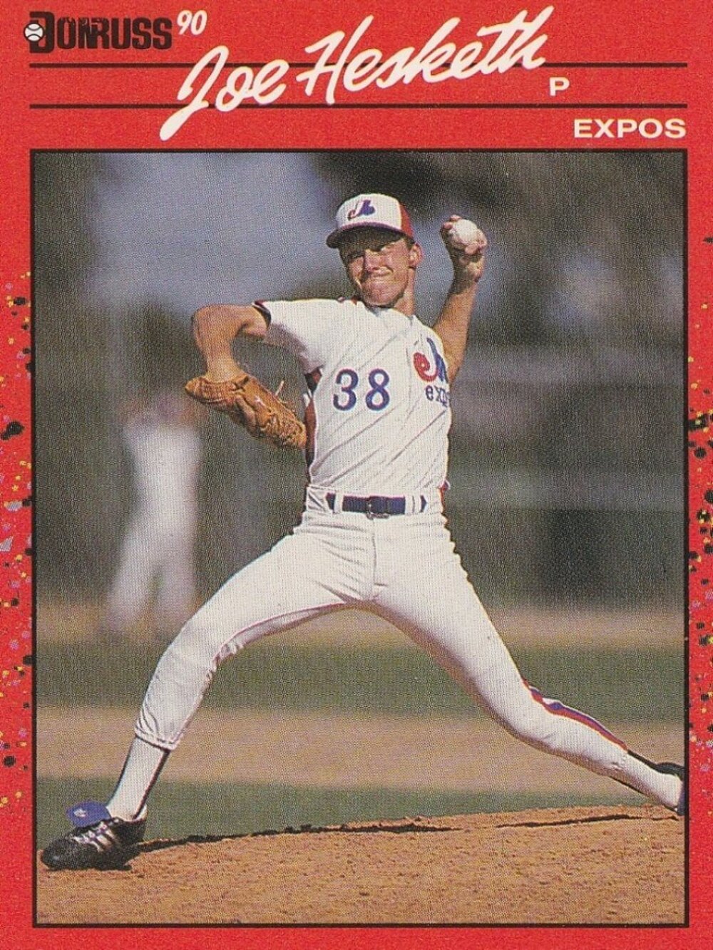 Joe Hesketh - Donruss '90 Baseball Card